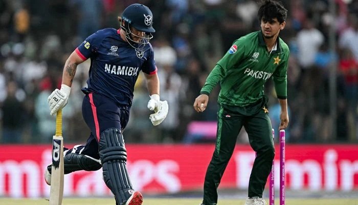 نمیبیا کو شکست، پاکستان نے سپر ایٹ مرحلے کیلئے کوالیفائی کرلیا